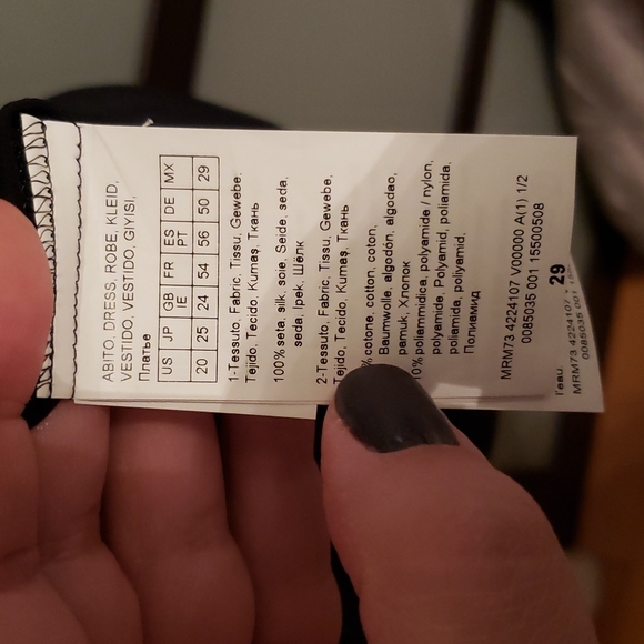 Marina Rinaldi Plus Size Dress U.S. 20 Multi-Colored Pattern - Picture 7 of 7